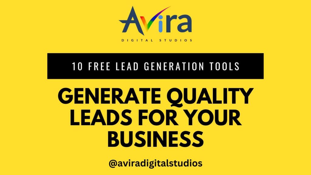 10 Free lead generation tools min