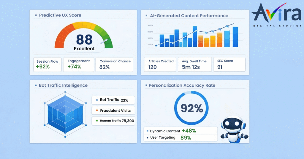 AI web development services